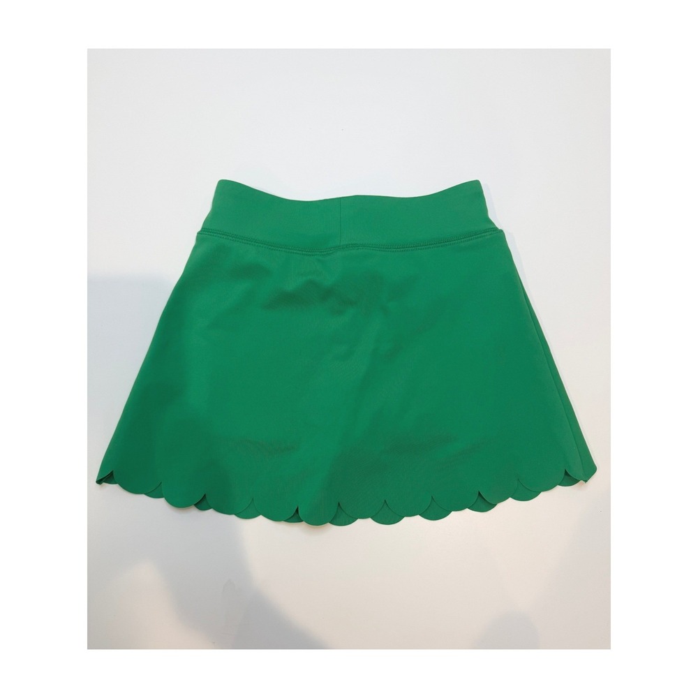 J. Crew Cuts Toddler Girls Scalloped Hem Active Skort,  Green, Size 3yr